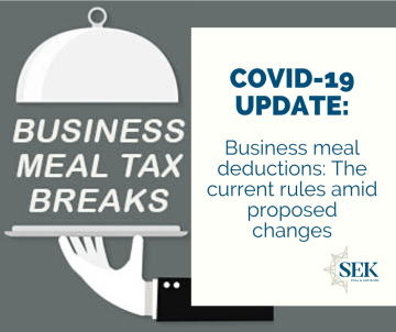 Business meal deductions: The current rules amid proposed changes