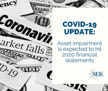 Asset impairment is expected to hit 2020 financial statements