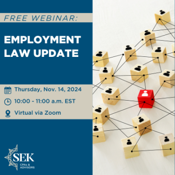 Employment Law Update Webinar