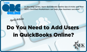 Do you need to add users in QuickBooks Online?