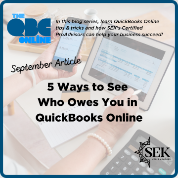 5 ways to see who owes you in quickbooks online