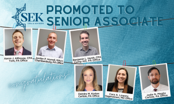 SEK Announces Senior Staff Promotions