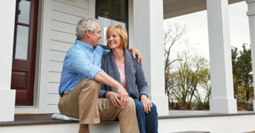 elderly couple home