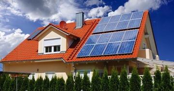 house solar panels