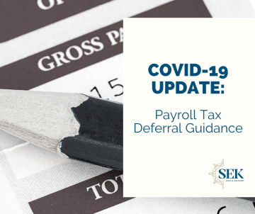 payroll tax deferral