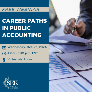 SEK Career Paths in Public Accounting Webinar