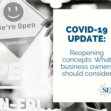 Reopening concepts: What business owners should consider