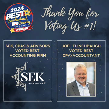 SEK Wins Two Categories in Best of Cumberland County Awards