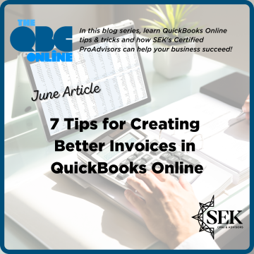 7 tips for creating better invoices in quickbooks online