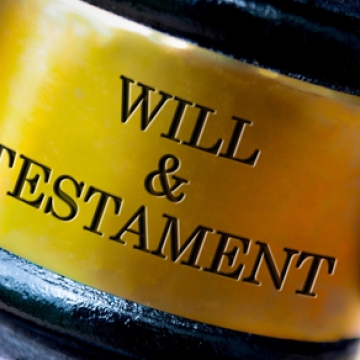 will and testament gavel