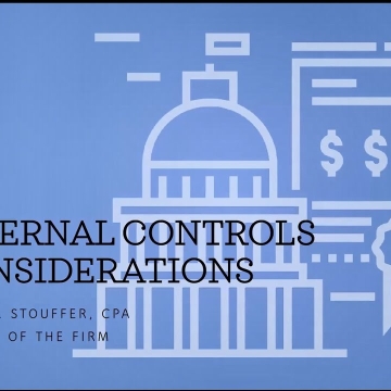 Internal Control Considerations - July 21, 2021