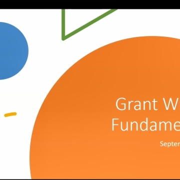 The Fundamentals of Grant Writing