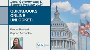 QuickBooks Unlocked for Governments